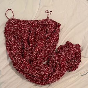 J. Crew Strawberry Print Dress